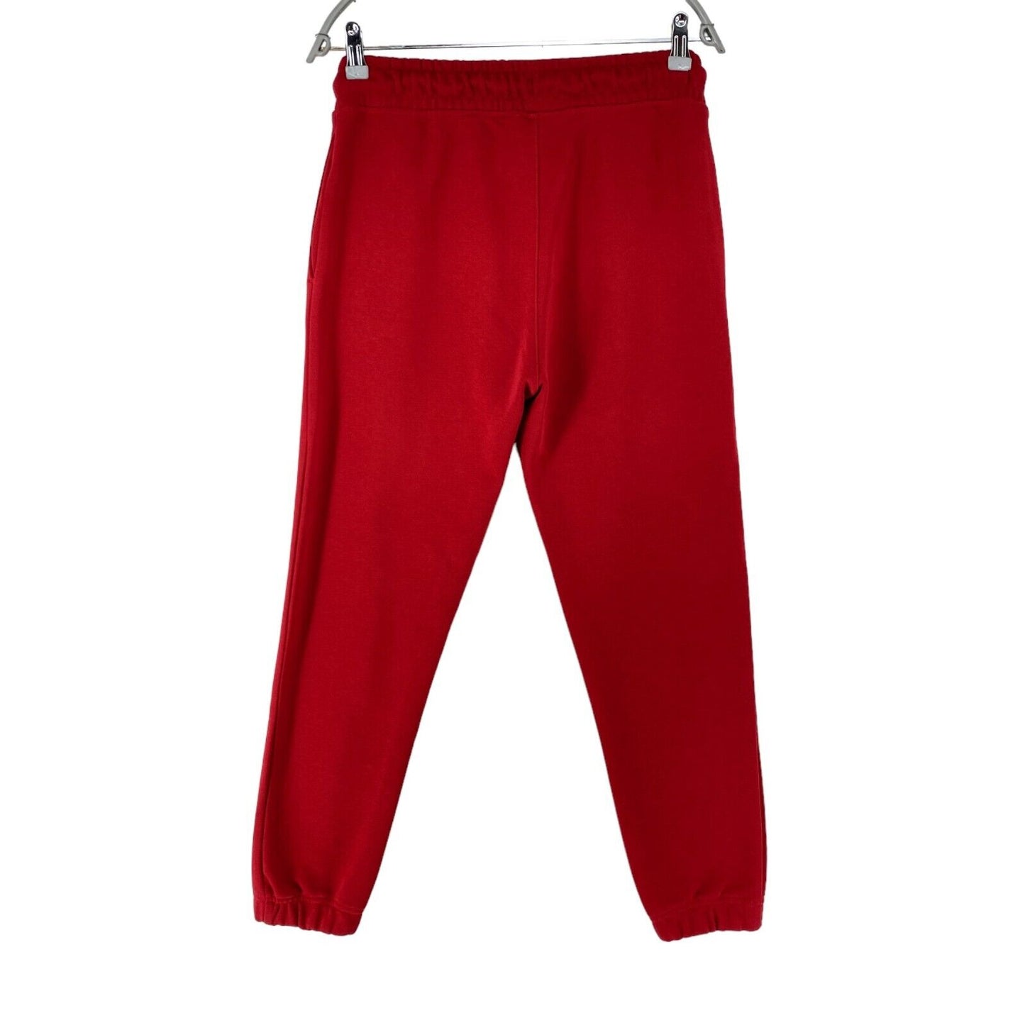 GANT Red Women Regular Fit Cuffed Sweat Pants Trousers Size S