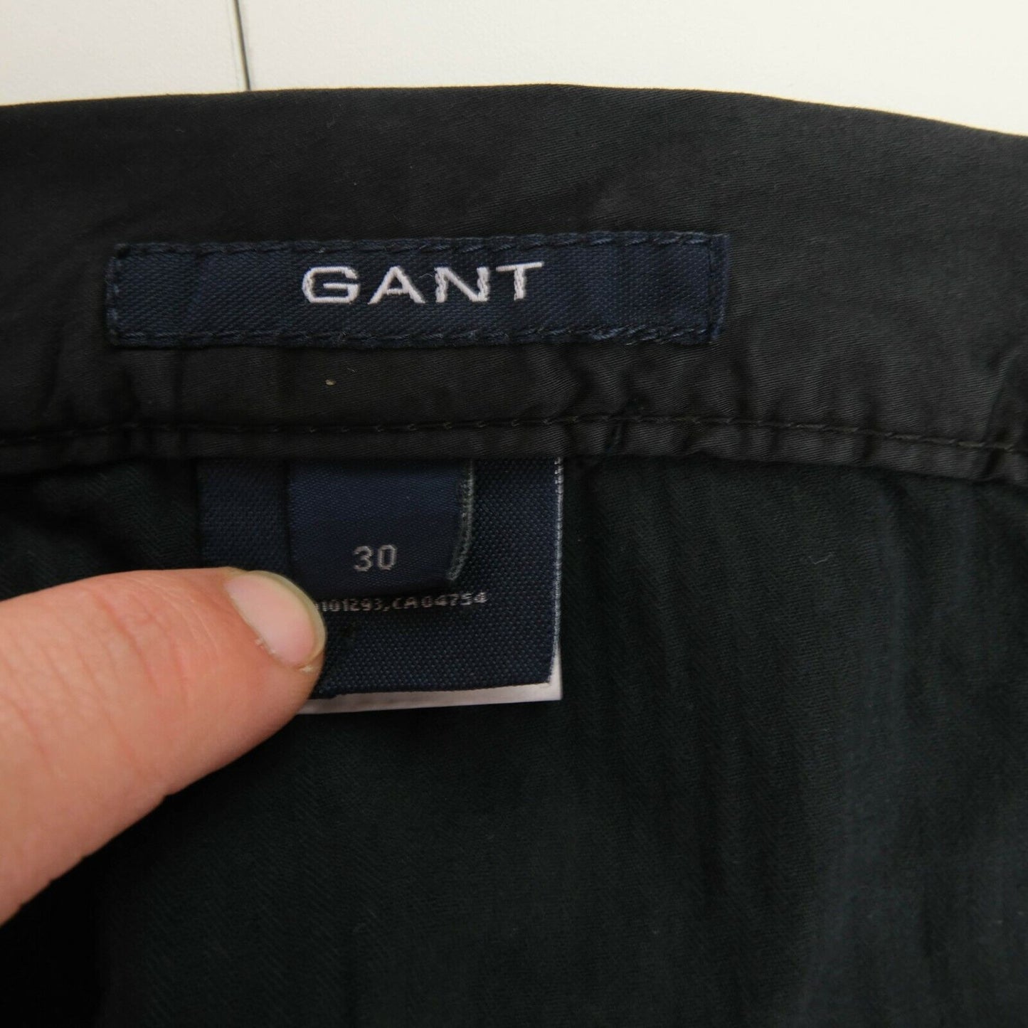 GANT Pantalon capri en satin de coton Black Dawn Taille 30