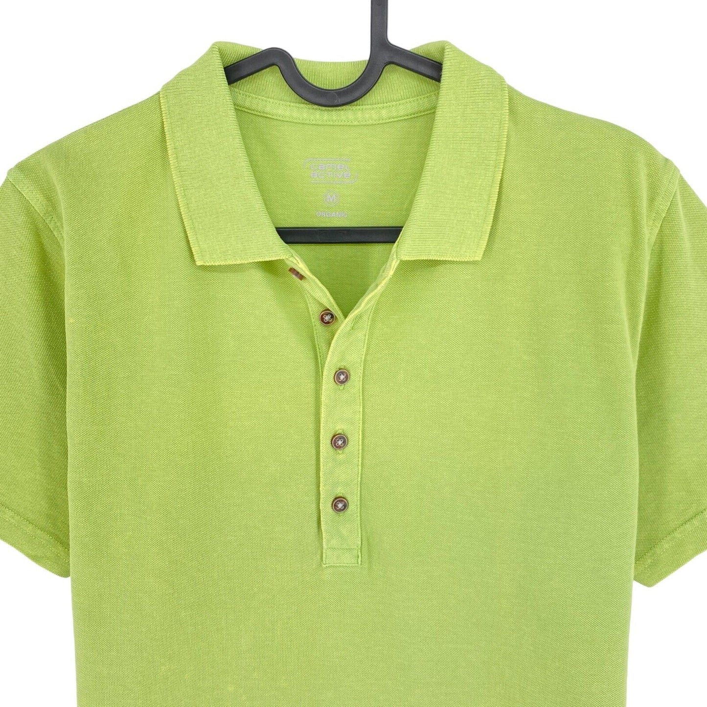 Camel Active Grünes Piqué-Poloshirt SS Größe L