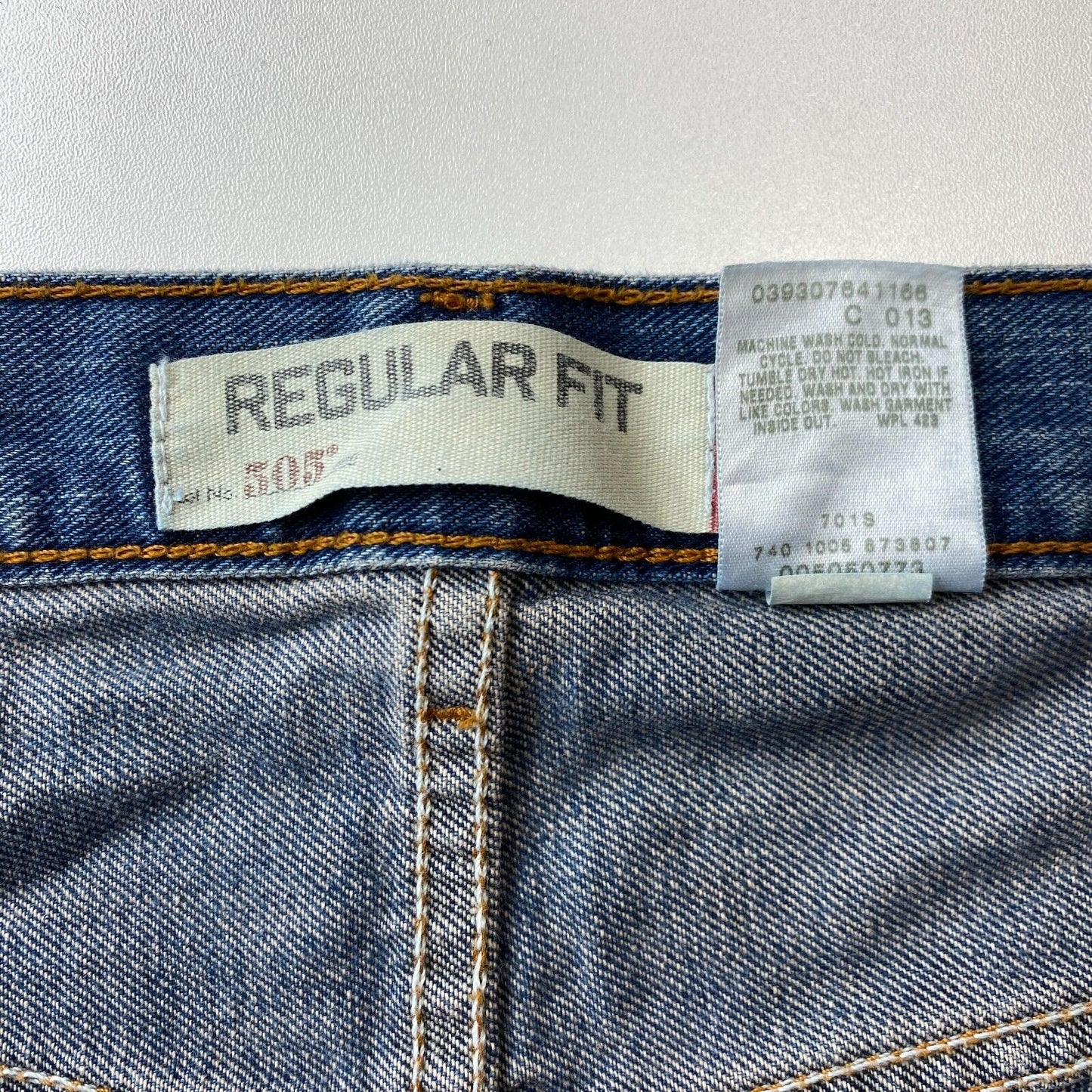 Vintage Levi's 505 Blue Regular Straight Fit Jeans W38 L32