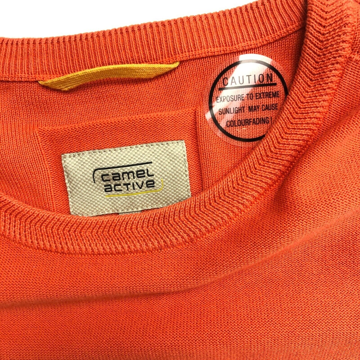 CAMEL ACTIVE Orange Crew Neck Sweater Jumper Size M XL 2XL