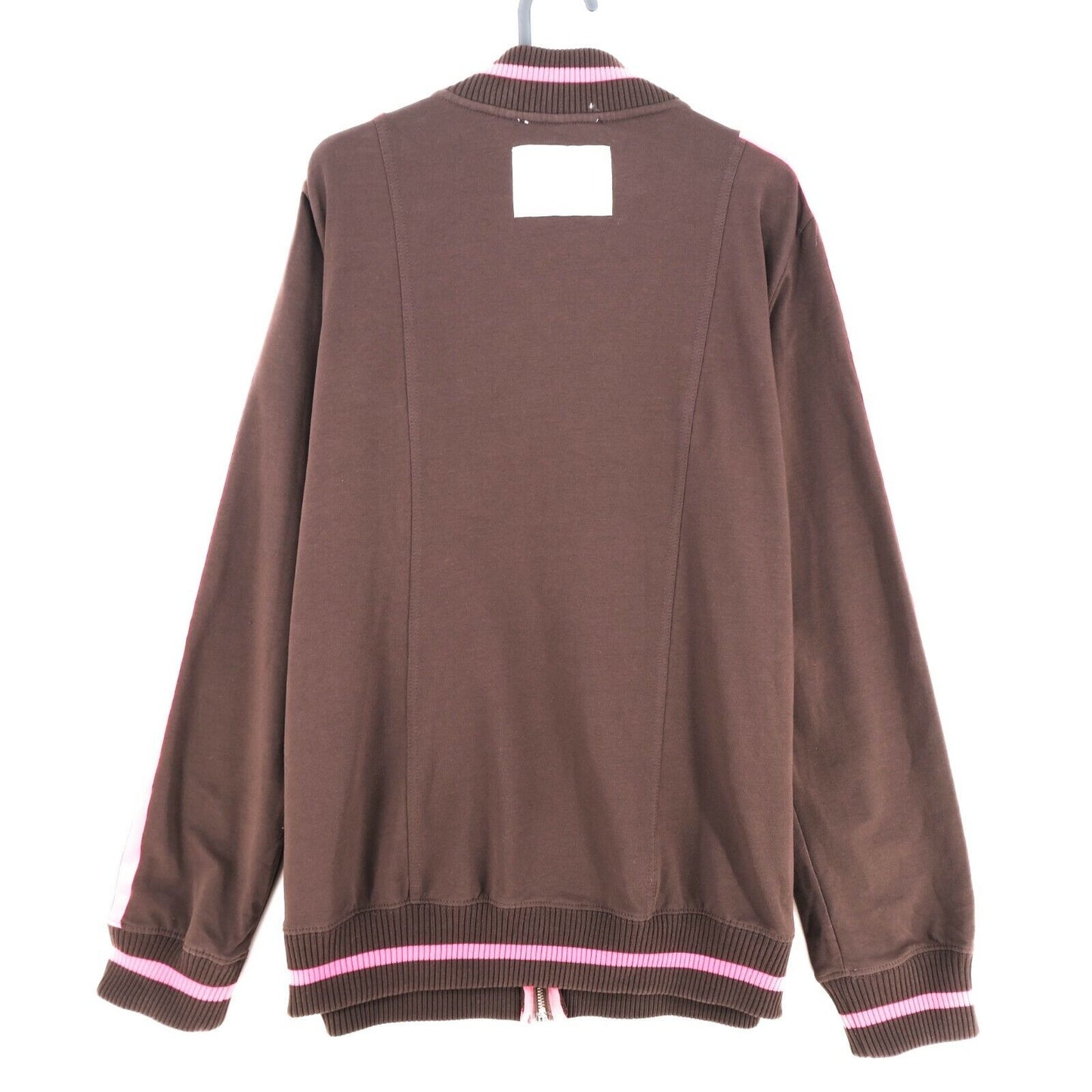 Persona Brown Full Zip Cardigan Jumper Pull Taille S