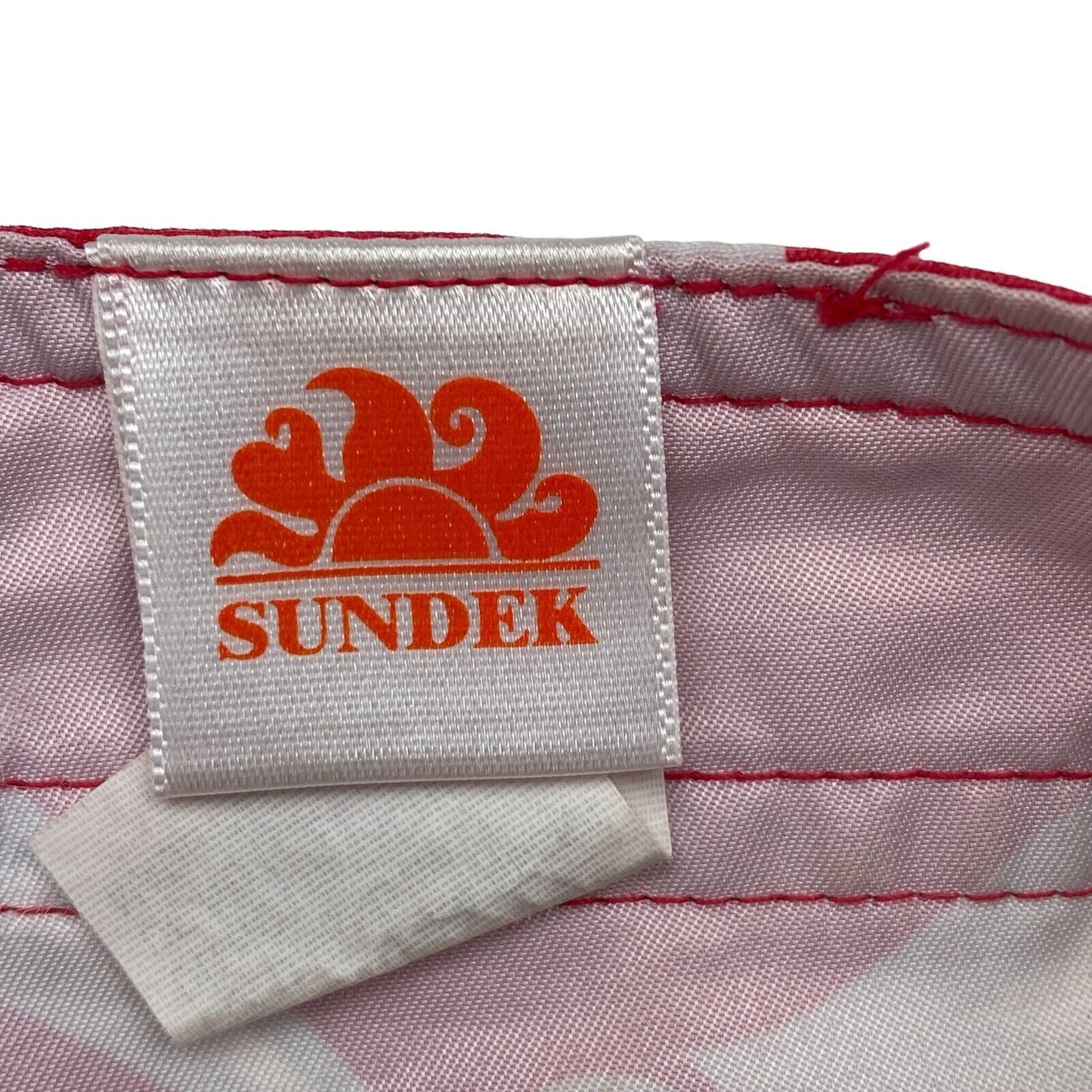 SUNDEK Floral Red Swimwear Swimming Trunks Shorts Size 6 W32