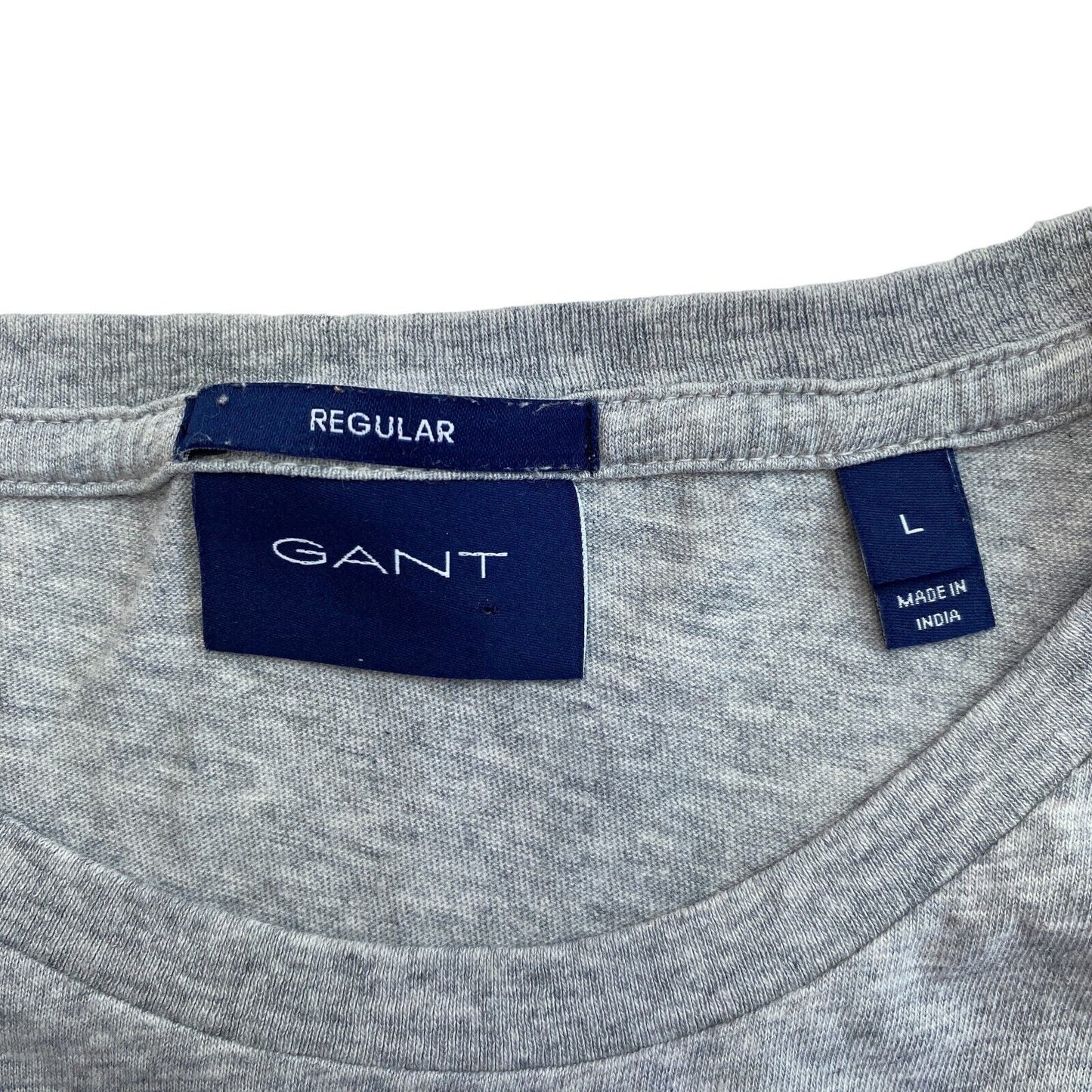 GANT Gris Original Regular Crew Neck T Shirt Taille L