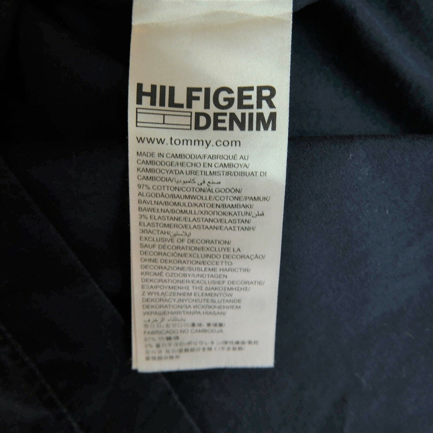 Tommy Hilfiger Blaues Jeanshemd Größe S