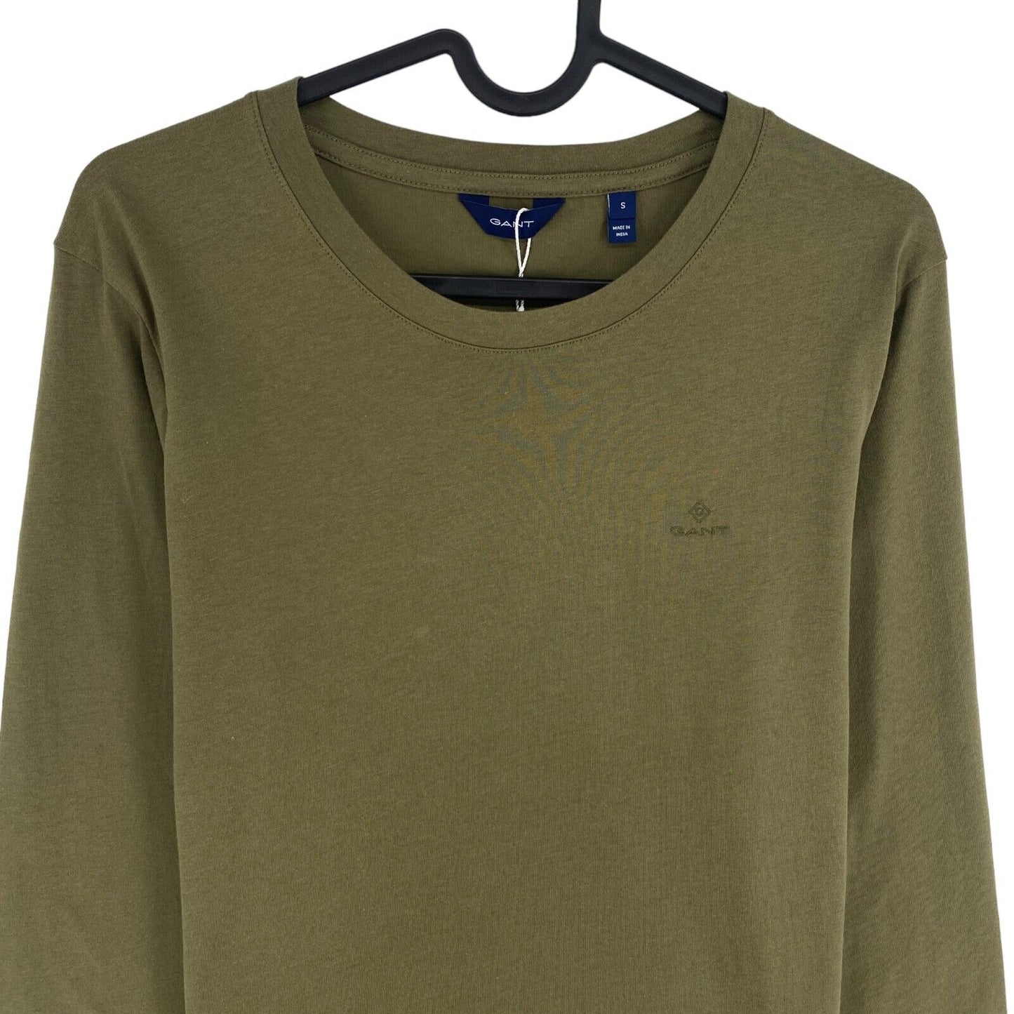 GANT Green Original Crew Neck Manches Longues T-shirt Taille S