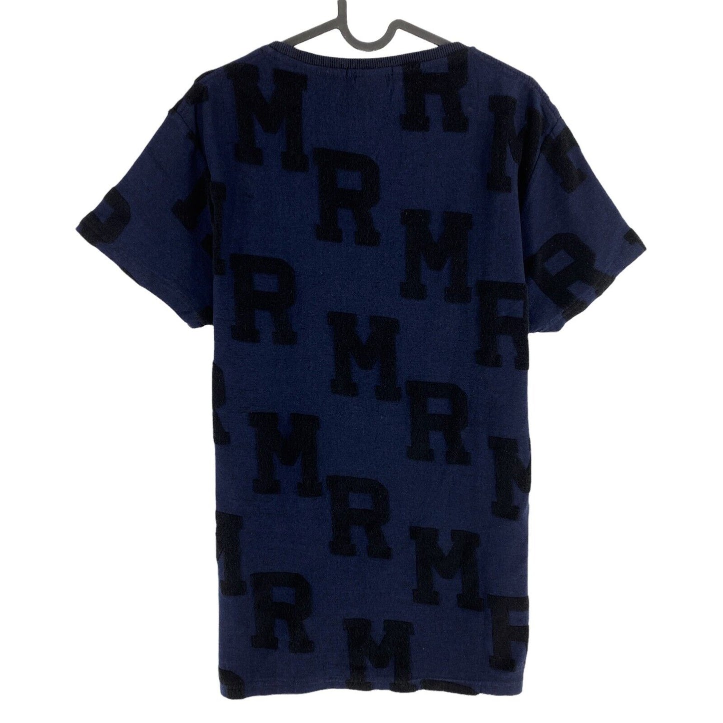 SCOTCH &amp; SODA Bleu Marine 100% Coton Crew Neck T Shirt Taille SM