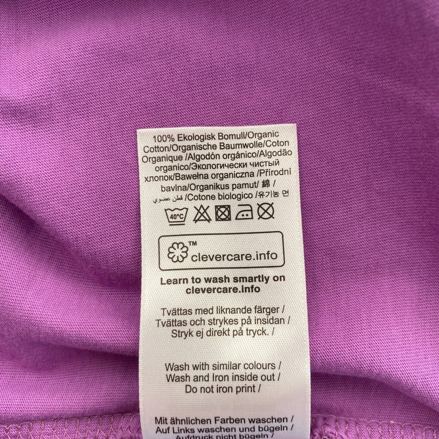 Peak Performance Purple Release Crew Neck T Shirt Size M