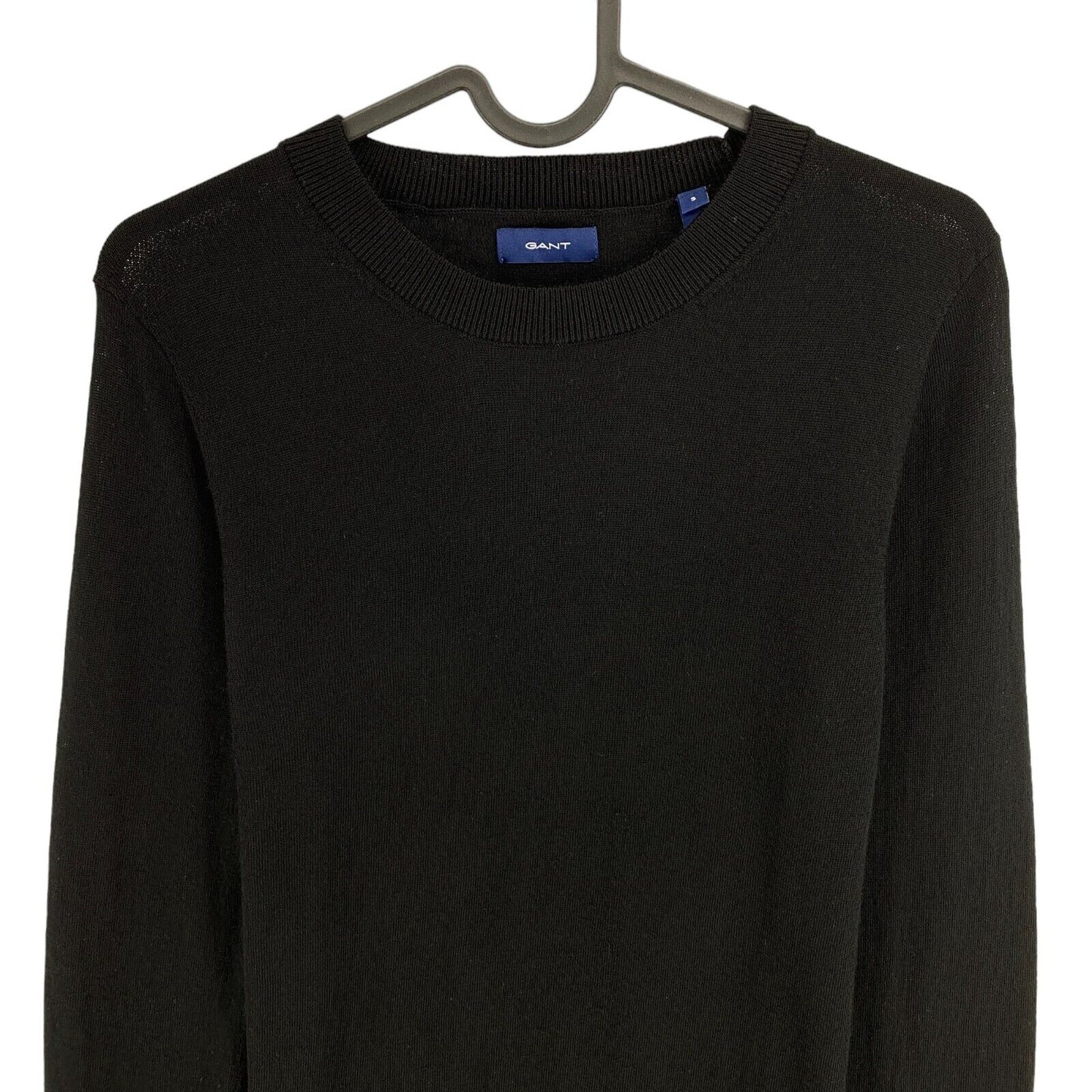 GANT Black Crew Neck Sweater Pullover Size S