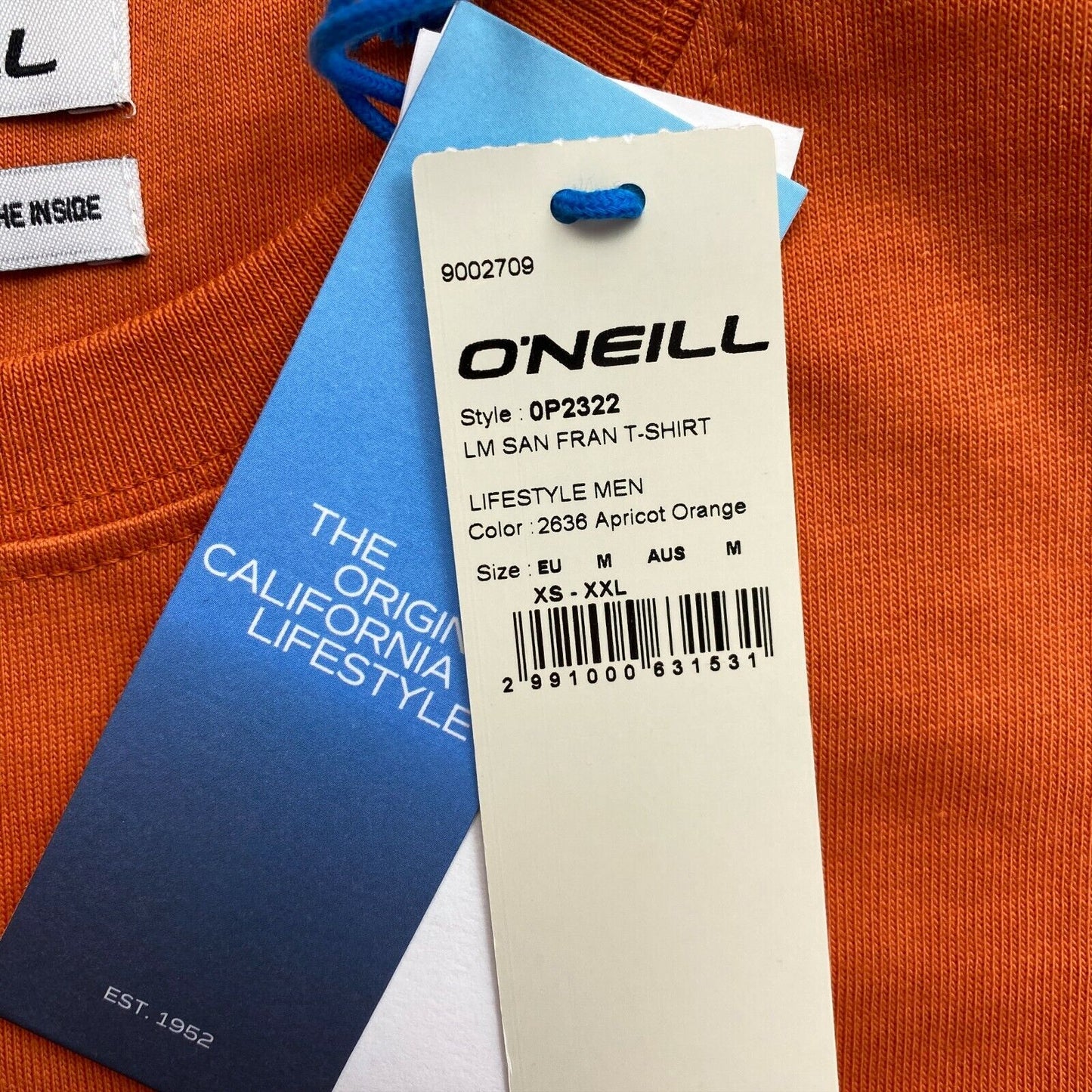 O`NEILL LM Orange San Fran Crew Neck T Shirt Size M