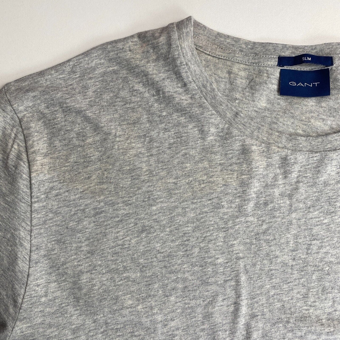 GANT Grey Original Slim Fit Crew Neck T-Shirt Size 2XL XXL