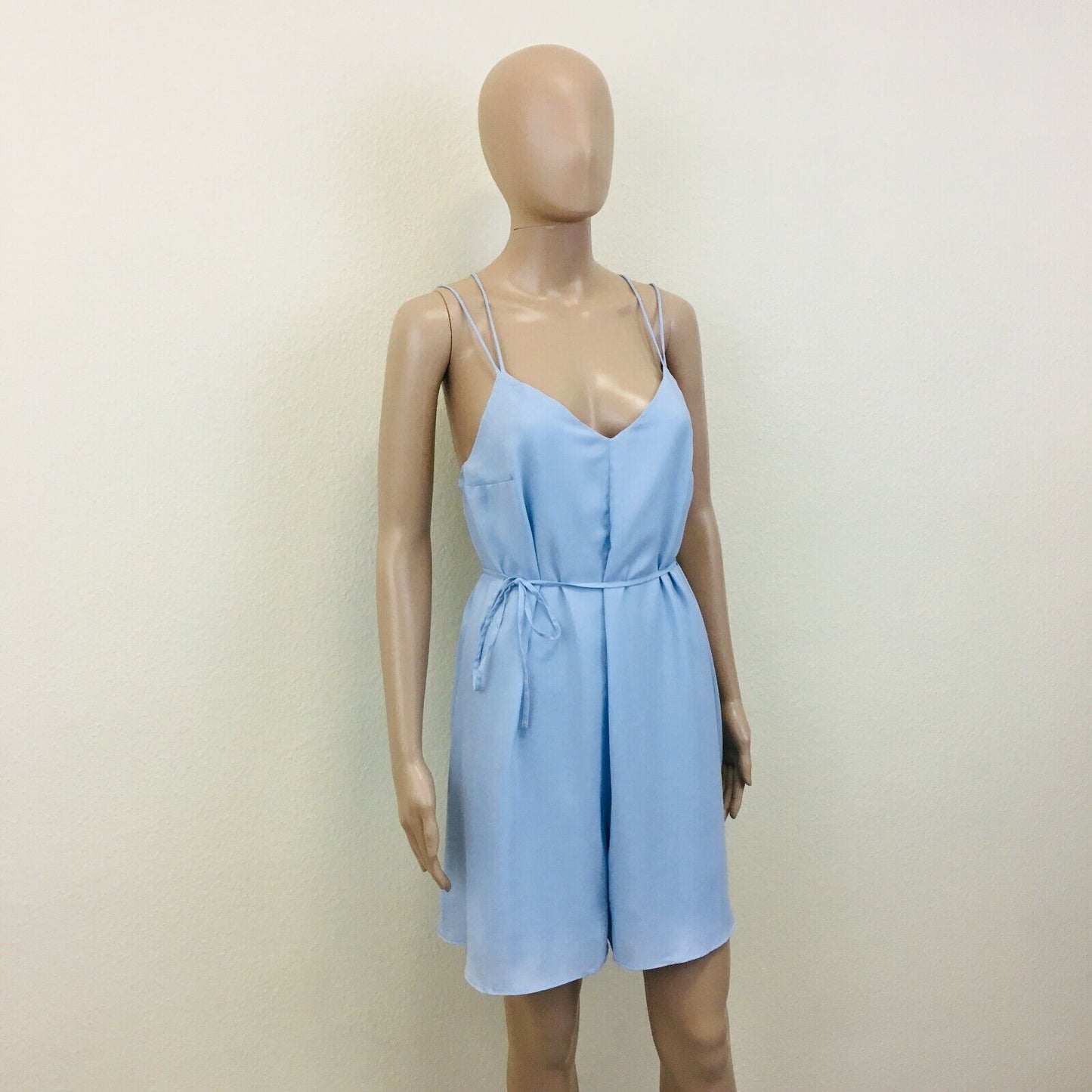 Bershka Blue Short Overalls Dress Size M