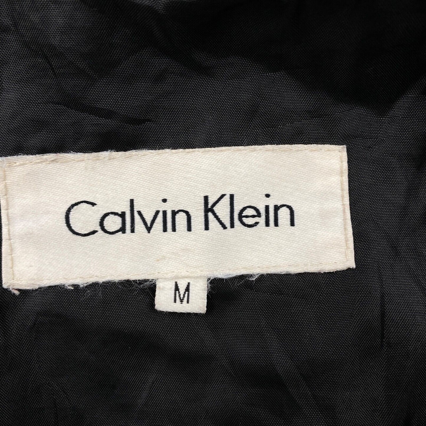 Calvin Klein Schwarzer Daunenparka, Jacke, Mantel, Größe M