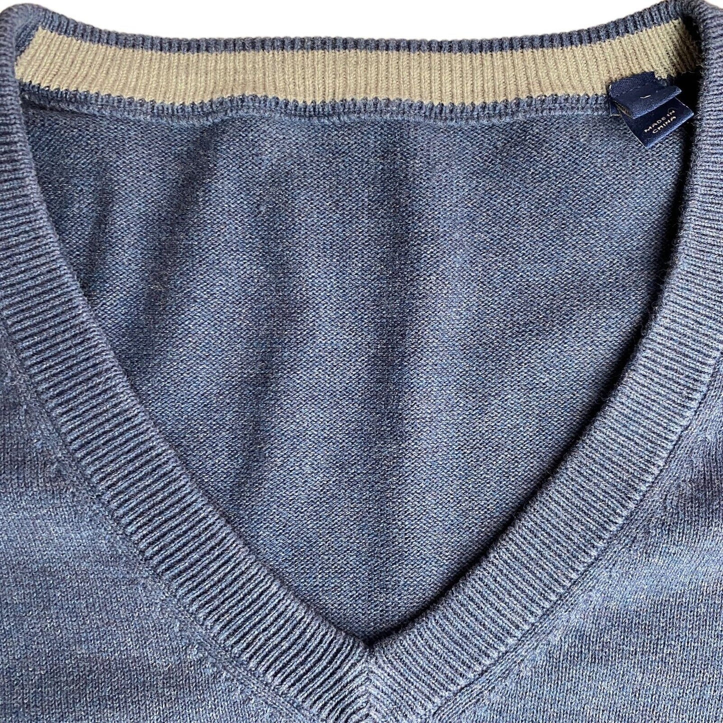 GANT Dark Blue 100% Cotton Crew Neck Jumper Sweater Size L