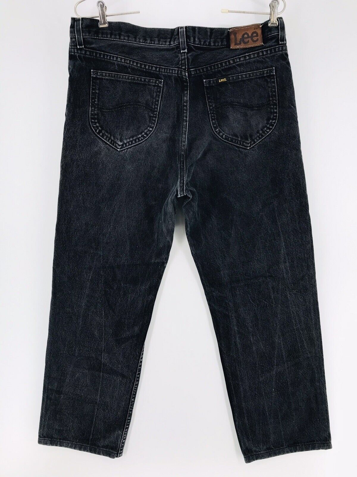 Lee BROOKLYN Dark Grey Regular Straight Fit Jeans Size W36 L30