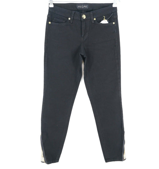 BABY PHAT Black Skinny Jeans 3 - W28 5 - W29