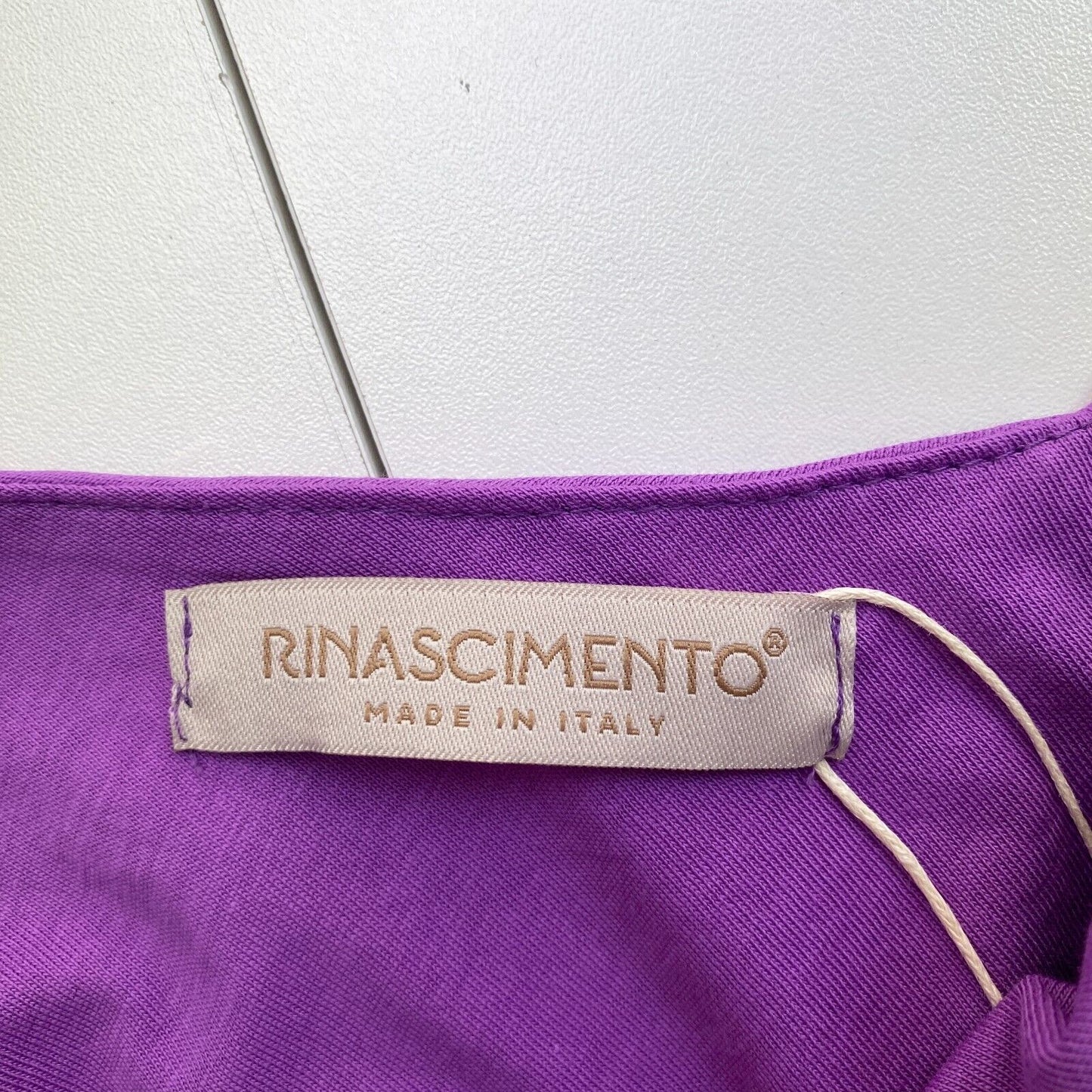 Rinascimento Women Purple V Neck Tank Top Blouse Size S