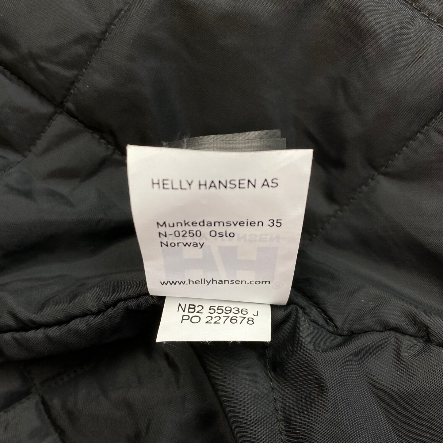 HELLY HANSEN Black Hooded HELLY TECH Parka Jacket Coat Size S