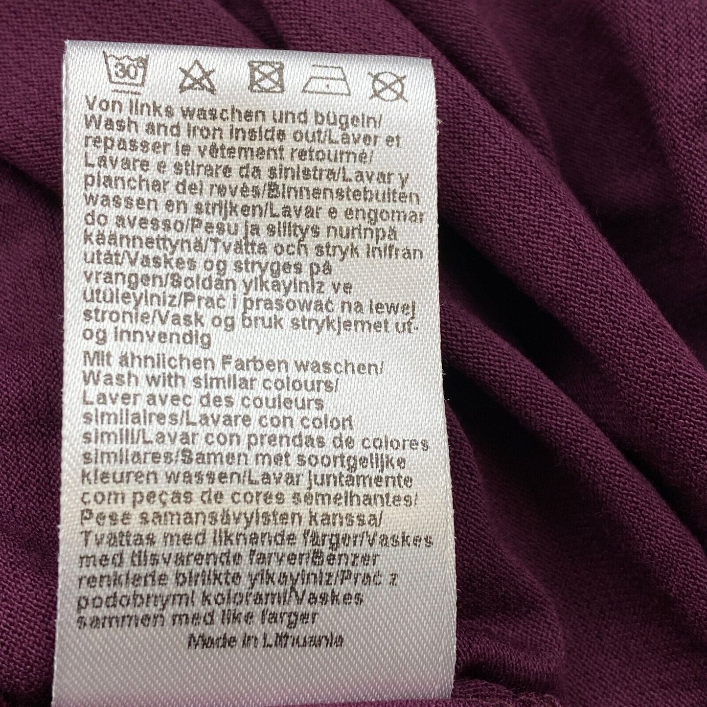 EVEN &amp; ODD Raisin Vin Violet Sans Manches Col Rond Jersey Tank Robe Taille M