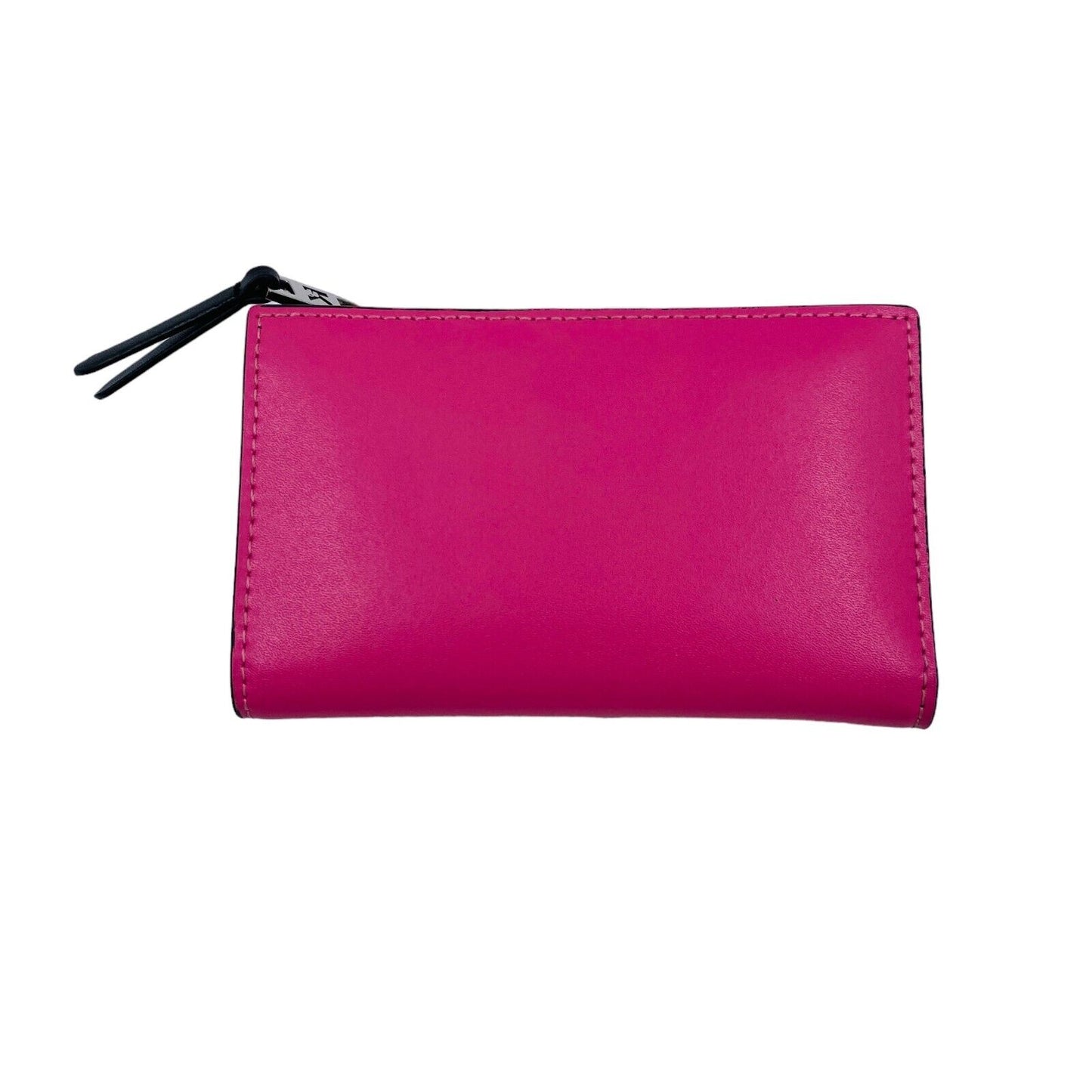 Karl Lagerfeld Pink Women Leather Wallet Card Holder