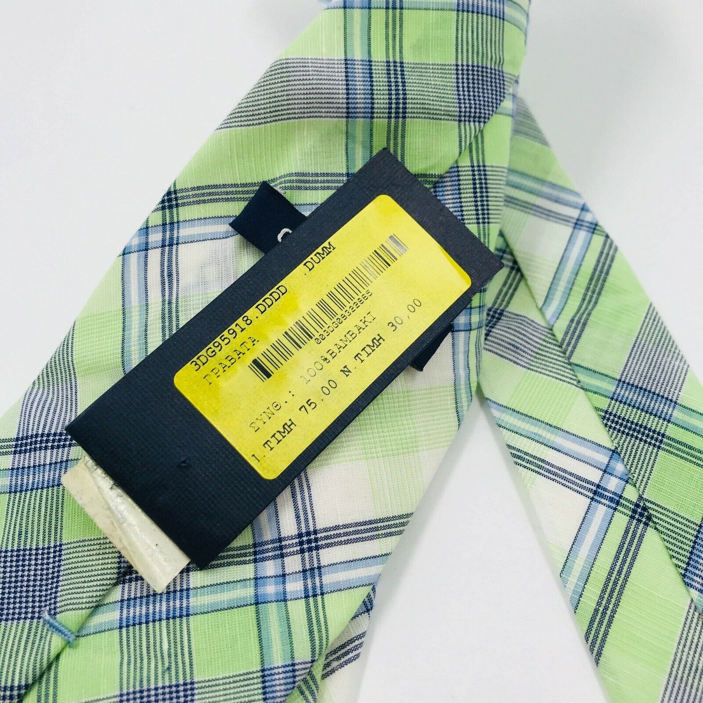 GANT Green Colourful 100% Cotton Tie Made In Italy