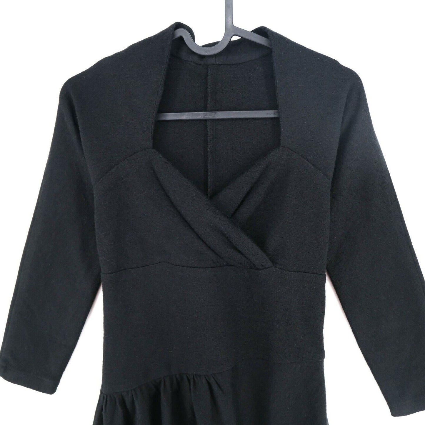 GANT Robe crayon longue noire à col en cœur Taille S