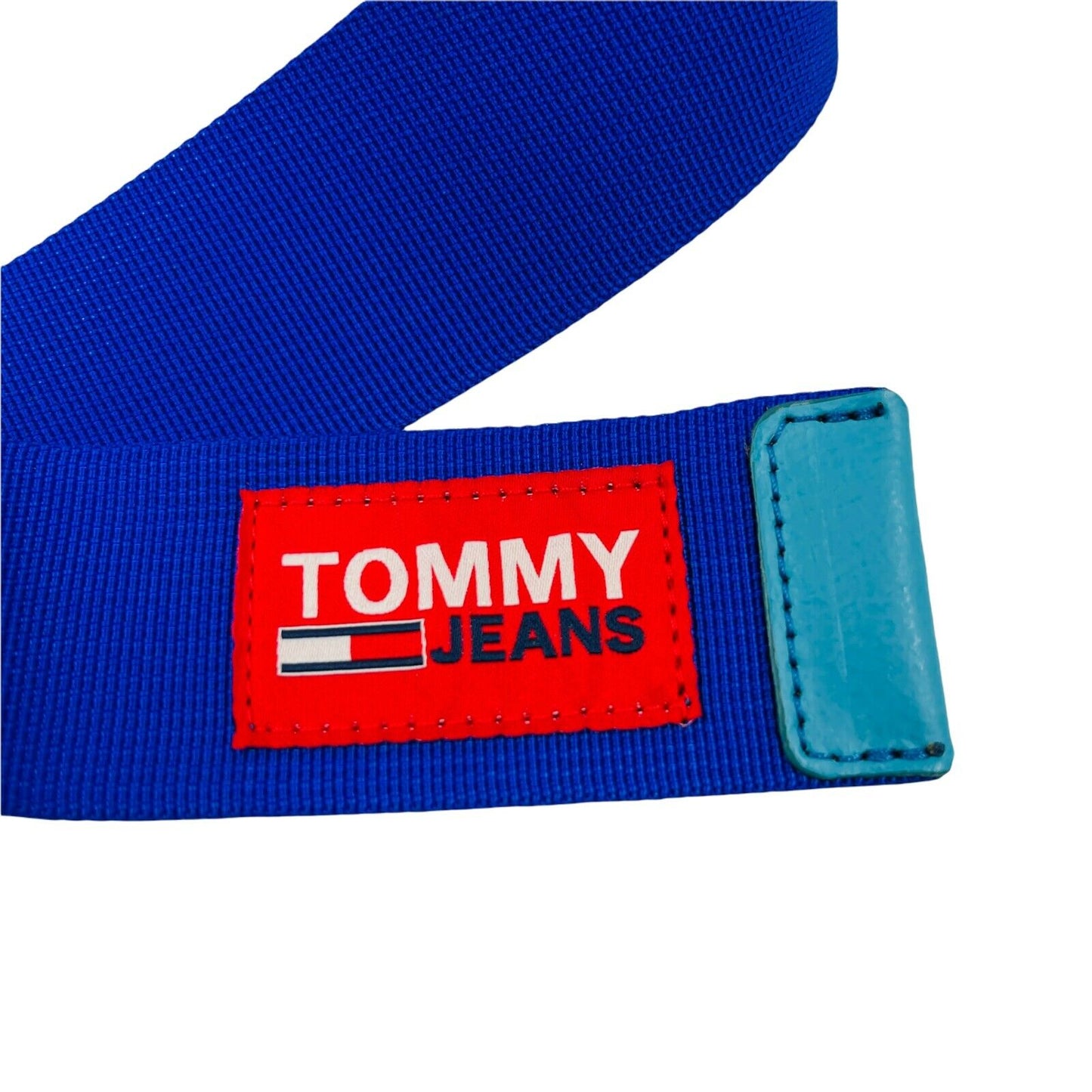 Tommy Hilfiger Jeans Blue Cotton Belt Adjustable Size