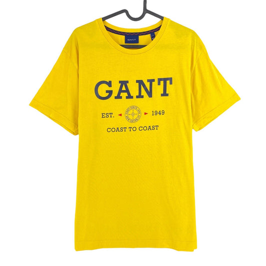 GANT Yellow Crew Neck T-Shirt Size L