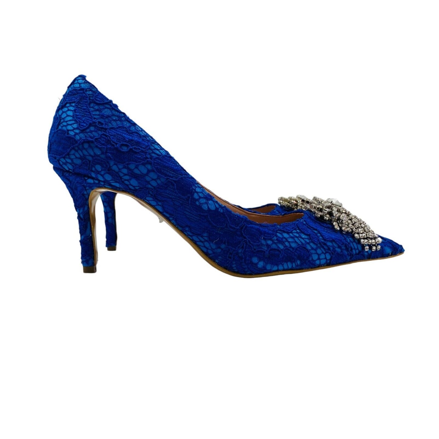 RINASCIMENTO Women Blue Shoes Heels Pumps Size EU 38 US 7 UK 5