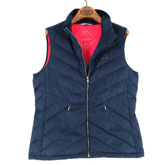 GANT Dark Blue Down Fill Gilet Bodywarmer Waistcoat Jacket Size S