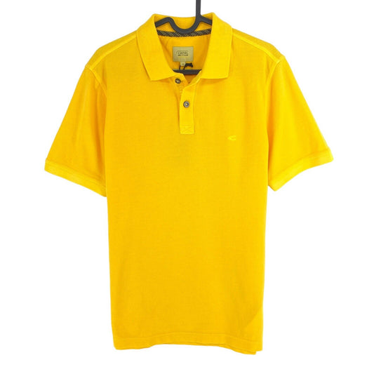 Camel Active Yellow Pique Polo Shirt Size M