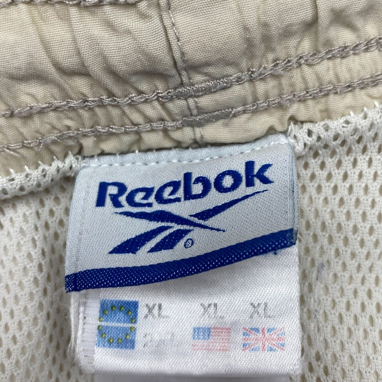 Reebok Beige Swimwear Swimming Trunks Shorts Size XL