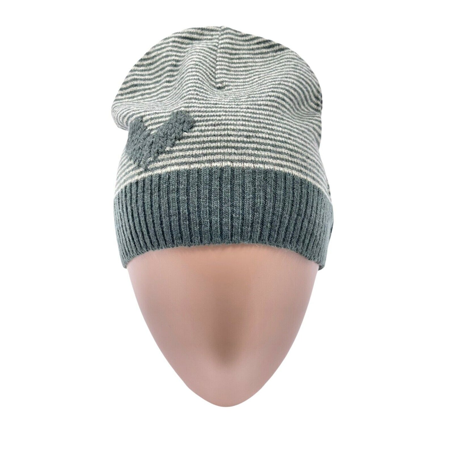 Komodo Ladies Green 100% Lambswool Thin Beanie Hat One Size