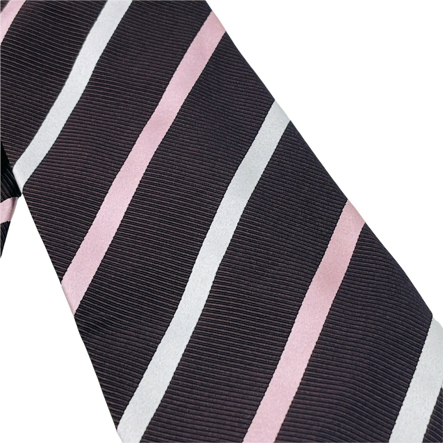 GANT Brown Striped 100% Silk Hand Made Tie