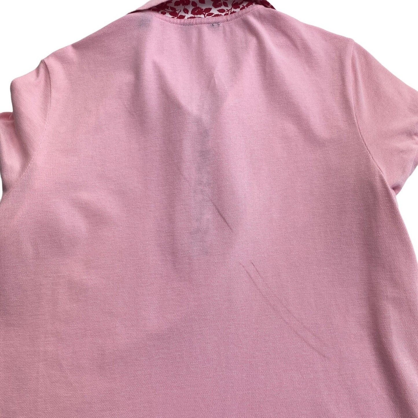 GANT Pink Lock Up Pique Rugger Poloshirt Größe M