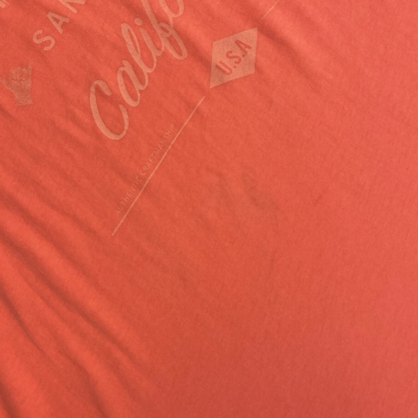 O`NEILL Men Orange Muir Crew Neck T Shirt Size 2XL XXL