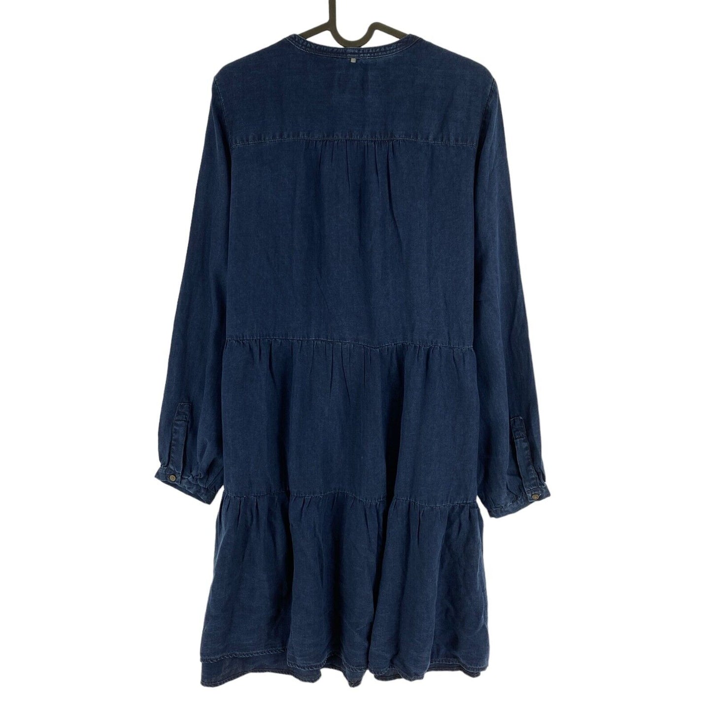 CAMEL ACTIVE Navy Blue Long Sleeves Flared Dress Size M