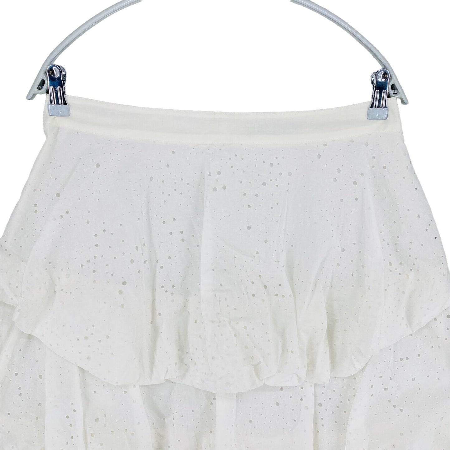 PENNY BLACK White 100% Cotton Flare Skirt Size EU 38 UK 10 US 6