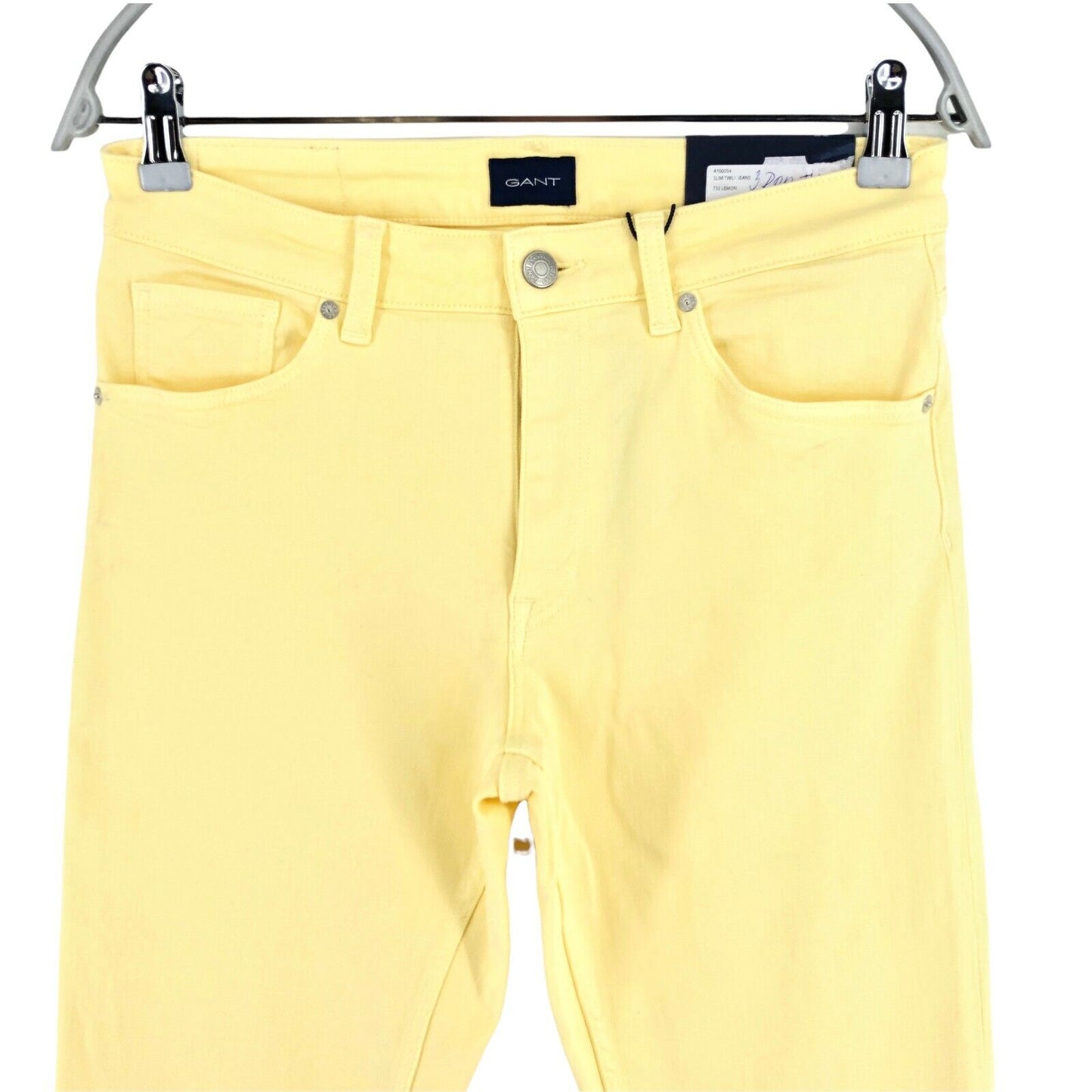 GANT Jean fuselé en sergé slim jaune Taille W29 L32