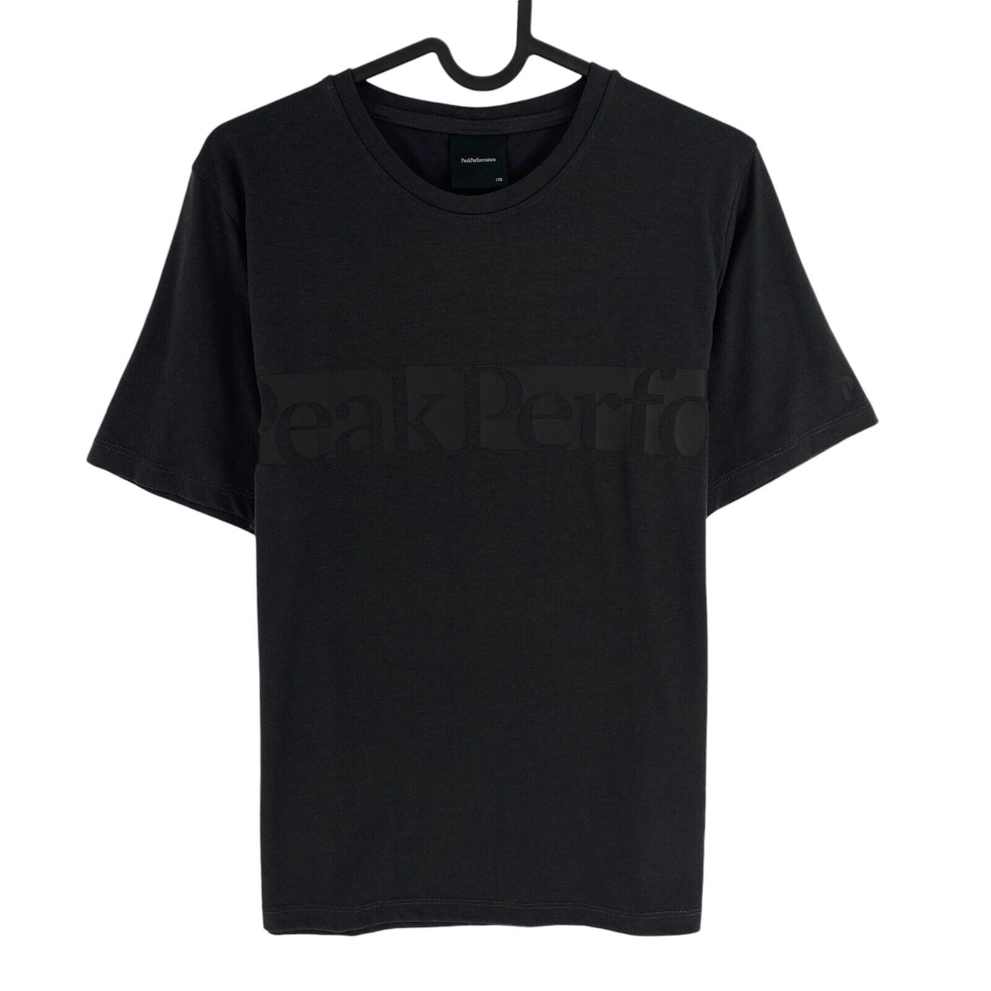 Peak Performance Boys Black Explore Crew Neck SS T Shirt Size 15 Years 170 cm