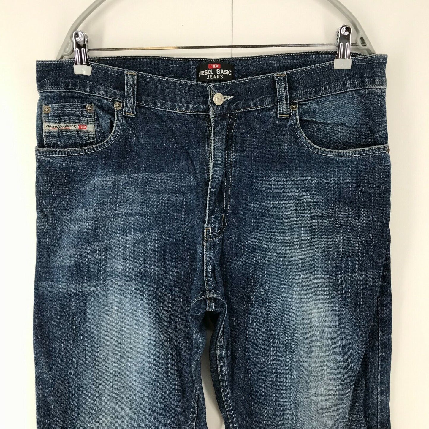 Diesel BASIC Blue Regular Straight Fit Jeans W33