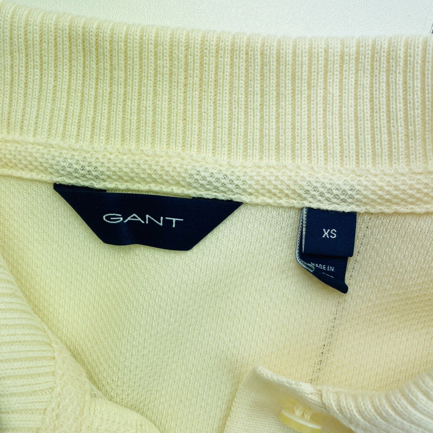 GANT Beige Rope Icon Piqué Poloshirt Größe XS