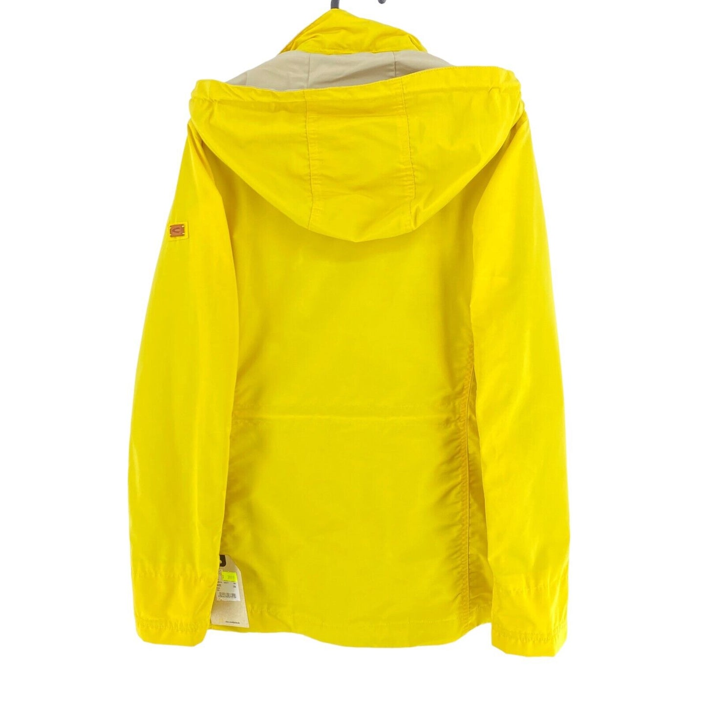 CAMEL ACTIVE Yellow Water Repellent Hooded Coat Jacket Size EU 34 UK 6 US 4