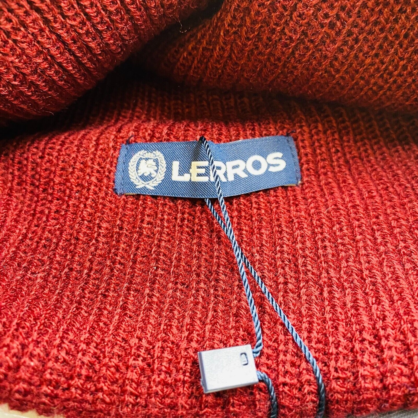 LERROS Mens Dark Red Beanie Winter Hat One Size