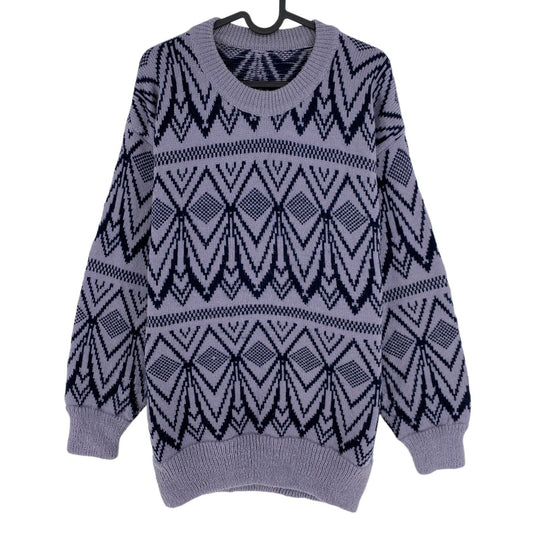 Cosby vintage Rétro années 90 Pull violet Pull Taille M