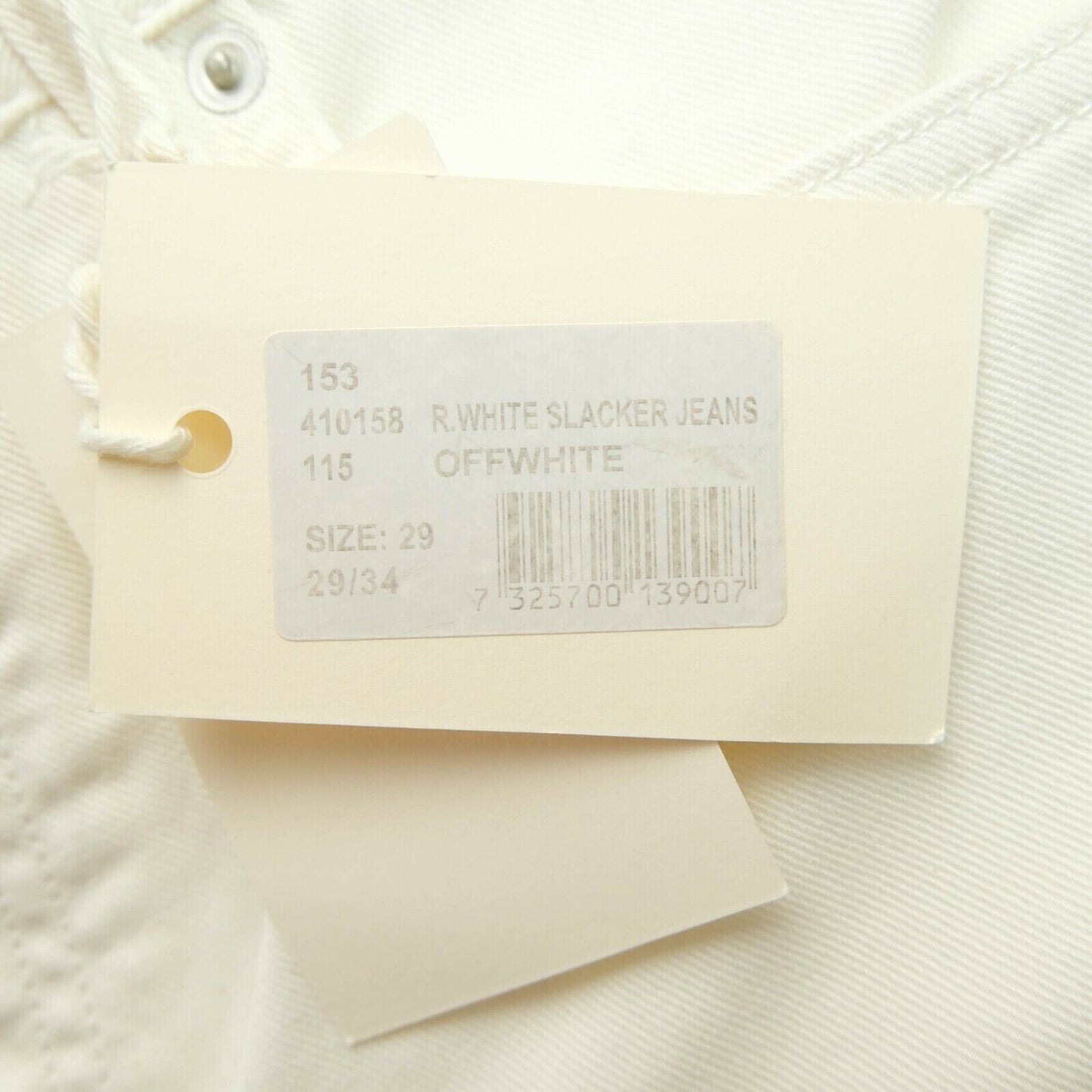 GANT Women White Regular Fit Slacker Jeans Size W29 L34