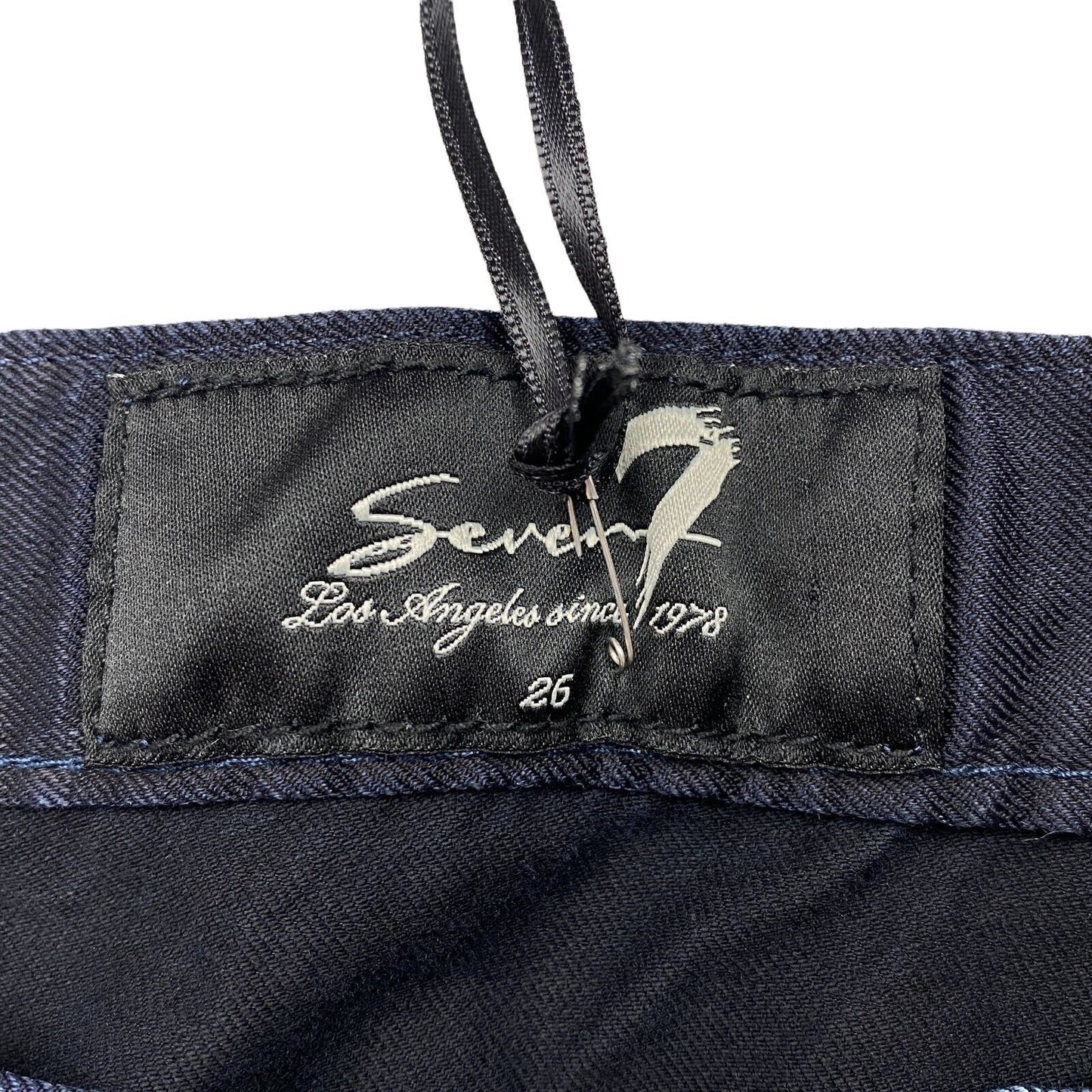 RPR €207 Seven7 Pantalon sarouel court bleu marine Taille W29