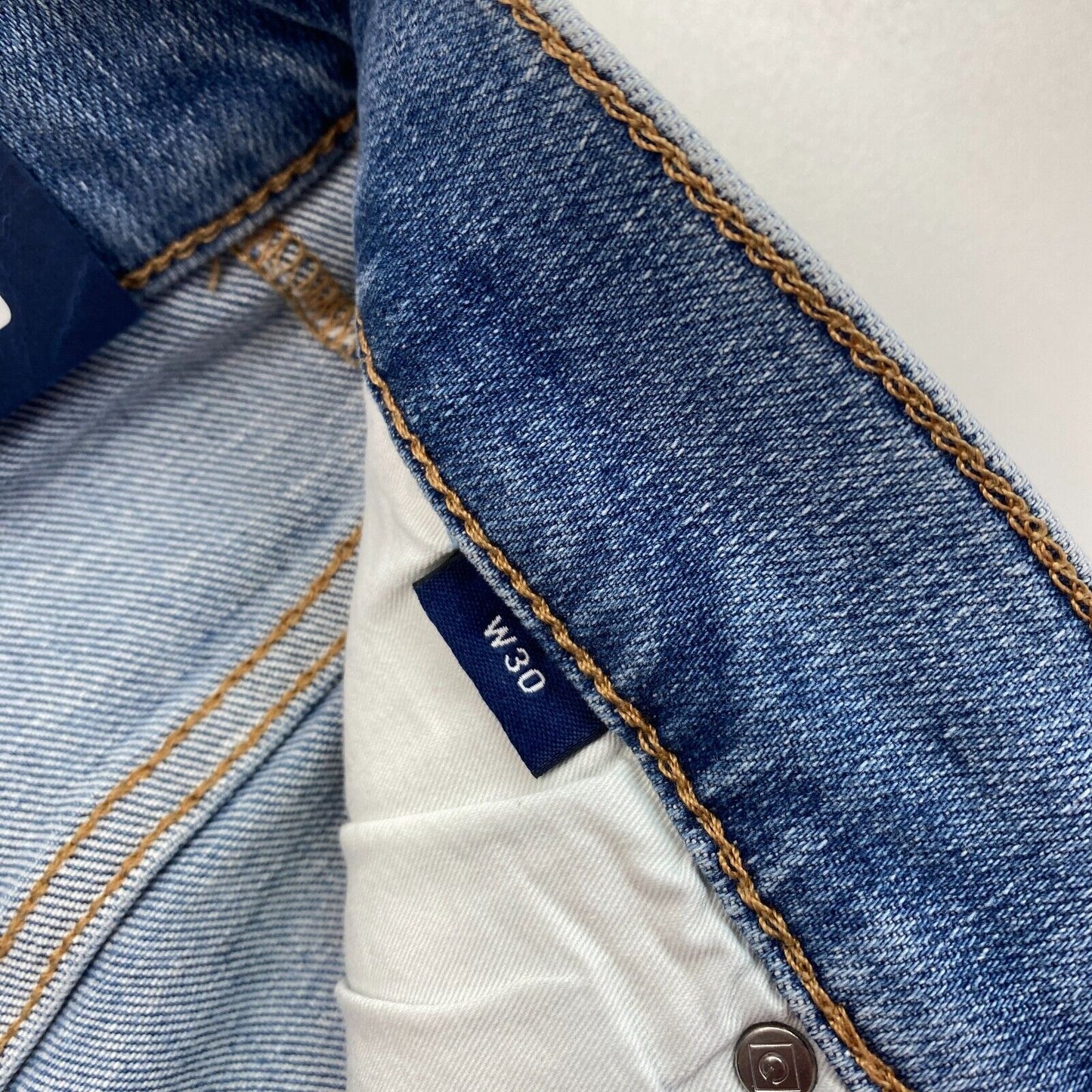 GANT Blaue verkürzte Slim Fit-Jeans, Größe W30