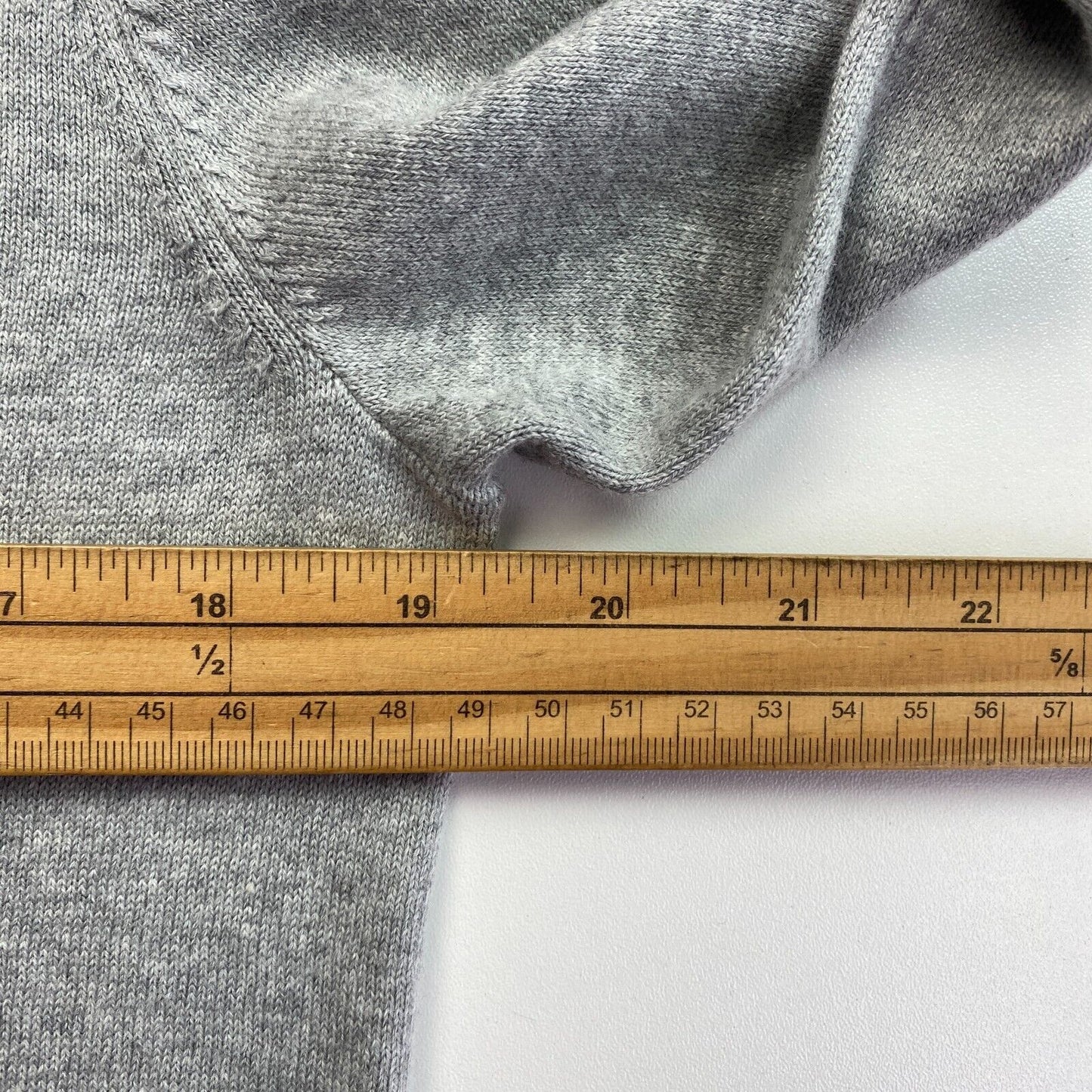 GANT Pull à col rond en coton gris Taille S