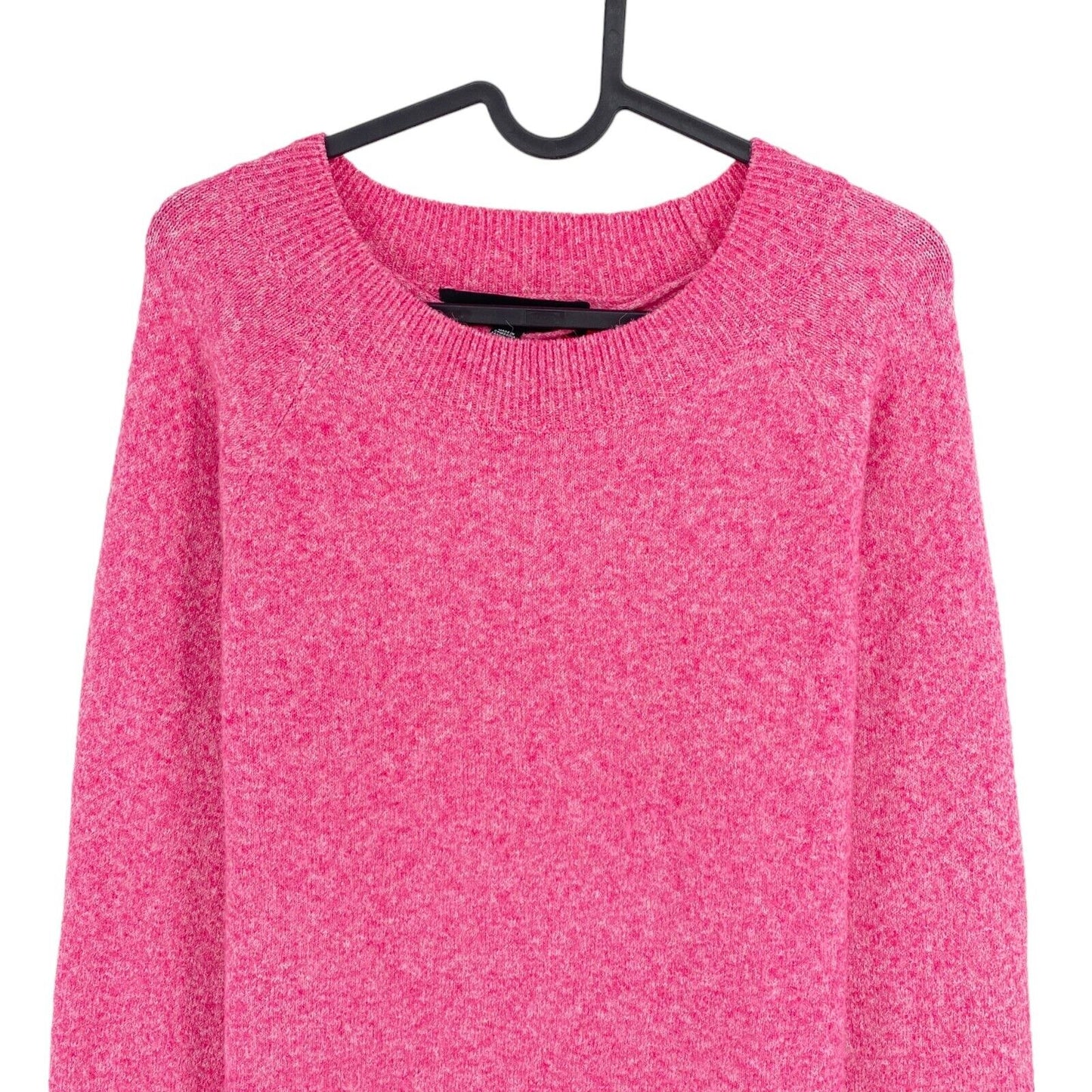 VERO MODA Womens Pink Crew Neck Long Sweater Jumper Size L